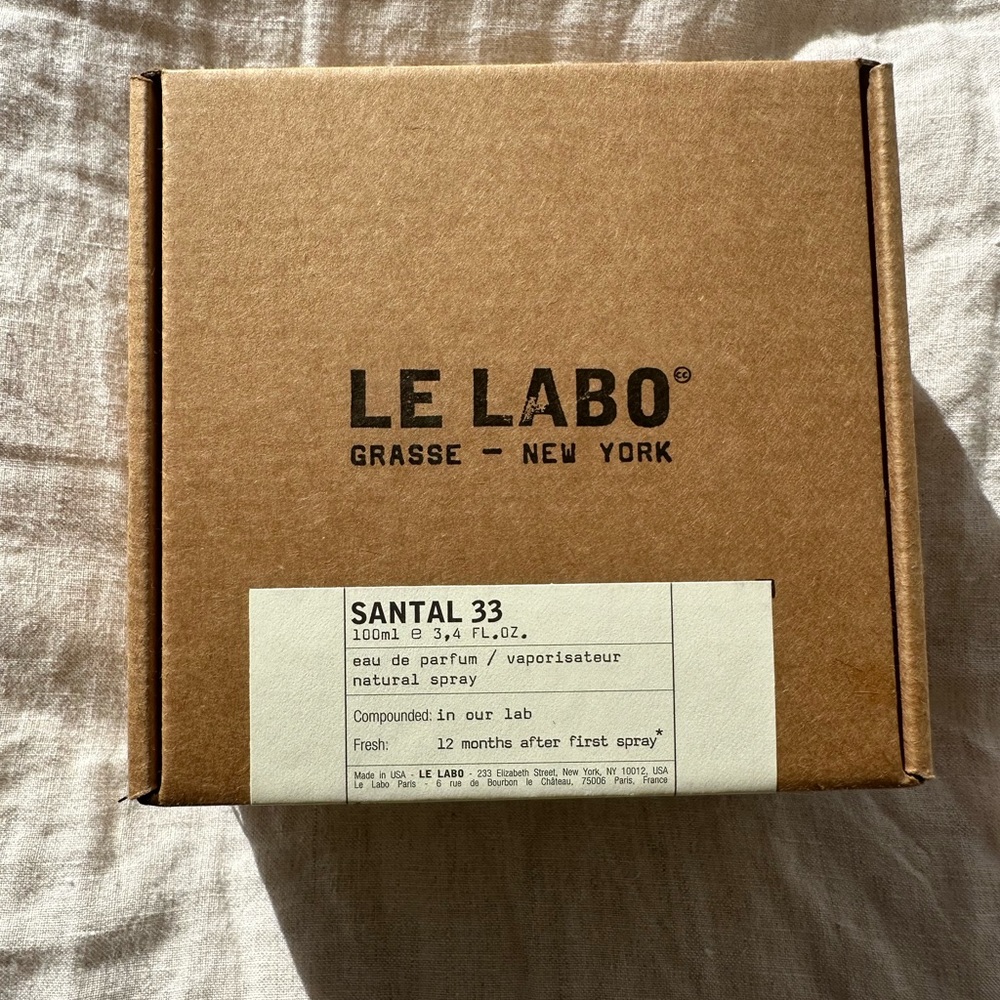 Unopened le labo santal 33 - 3.4 fl oz